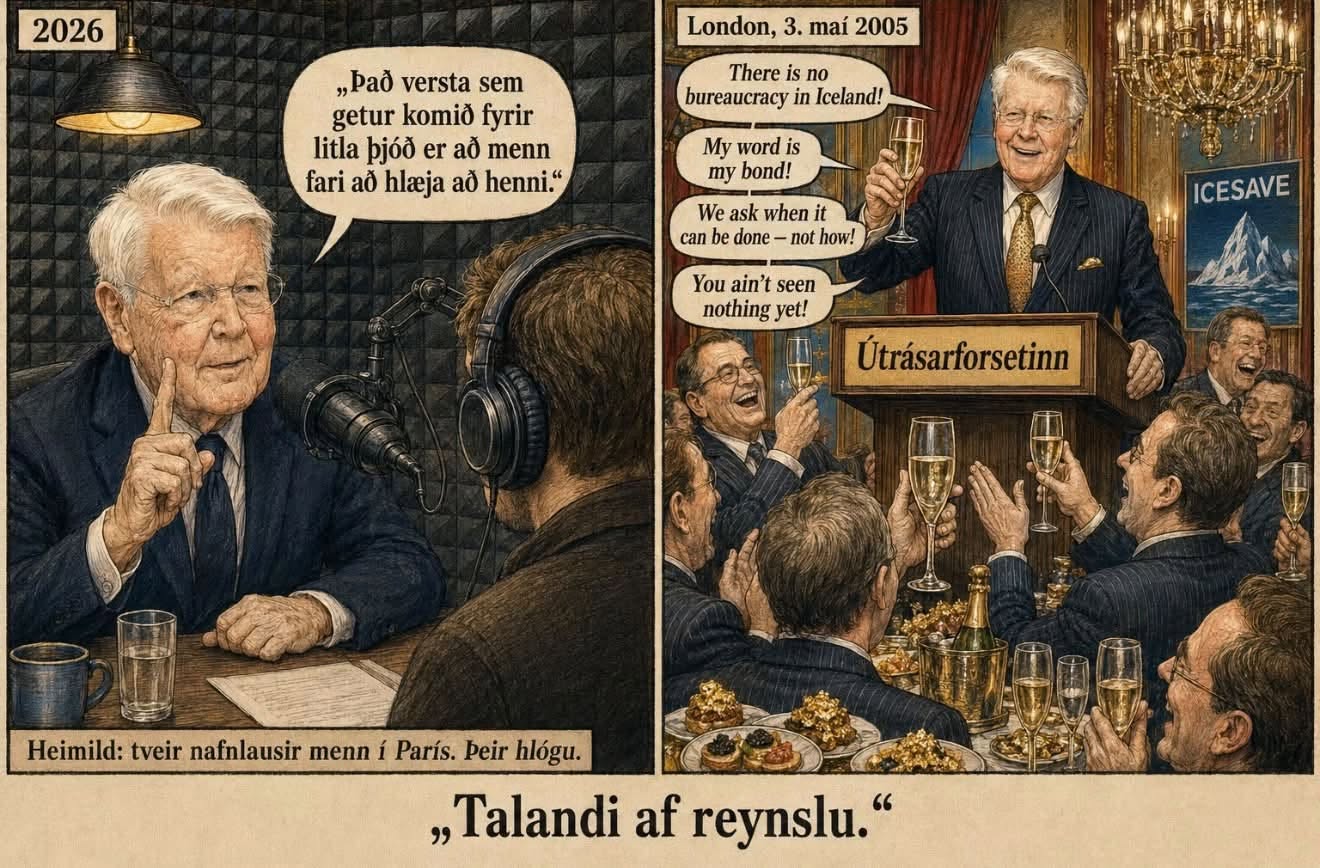Skopmynd nýjustu greinarinnar: Talandi af reynslu